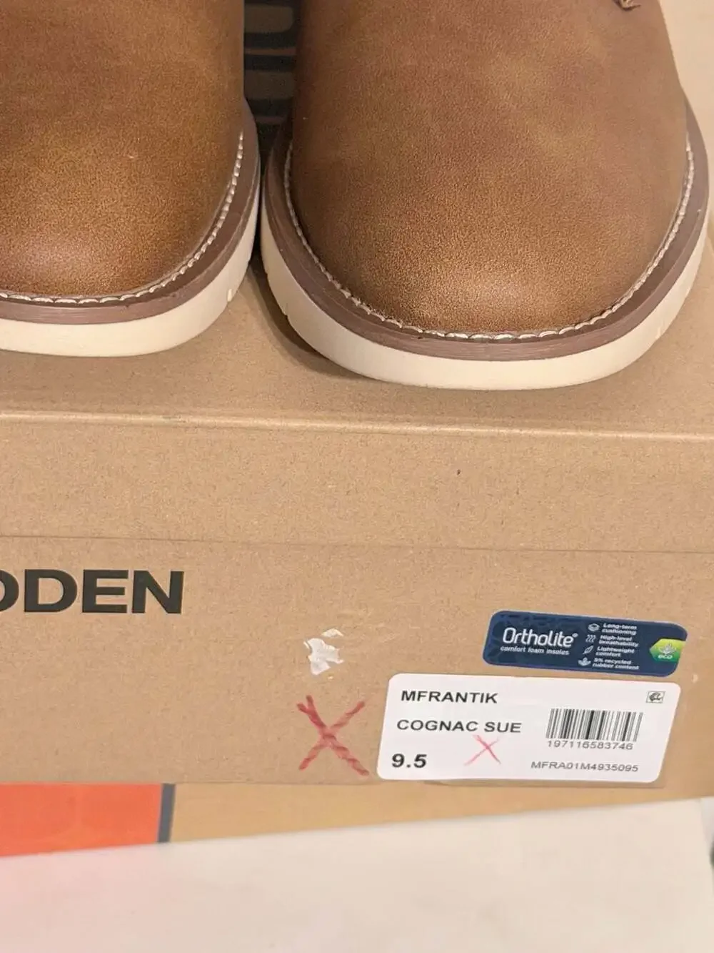 Madden Mfrantik Chukka Boot Size 9.5 Cognac